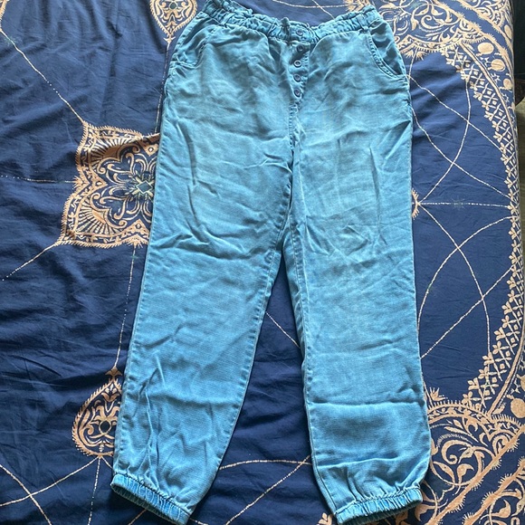 Anthropology Cloth & Stone blue jogger pants - Picture 1 of 3